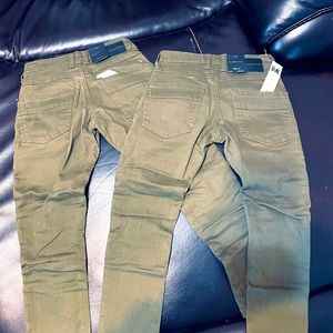 Boys Olive Jeans